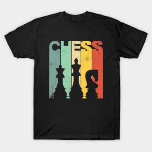 Retro Vintage Chess Players T-Shirt